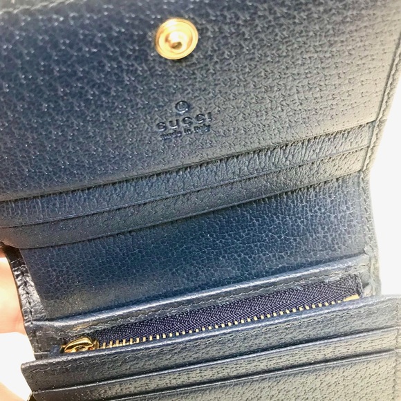 Brand New Gucci Ophidia Blue Leather Card Case W… - Picture 7 of 7